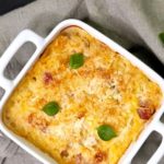 Gratin courge spaghetti recette au jambon cru Diététique et Délices : facile et rapide à intégrer dans un programme de rééquilibrage alimentaire
